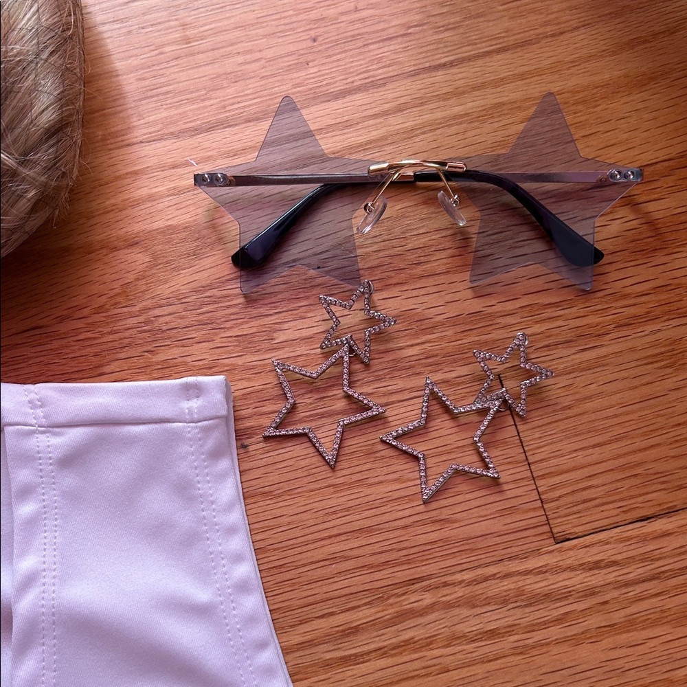 Blue and White DCC Cheerleader Costume Dallas Cowboy - everything you need!!!! - Picture 7 of 9